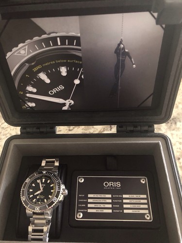 Oris aquis herrenuhr schwarzes - aquis,