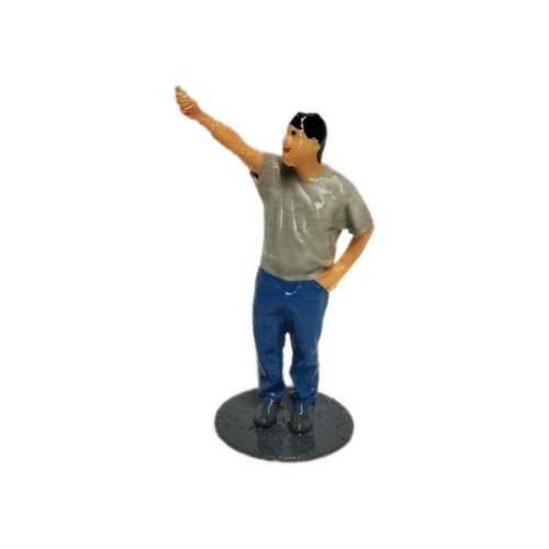 Figur mann zeigt - figur, 1:32