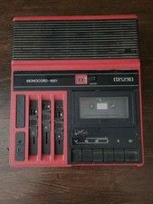 Bruns Monocord 6021 Kassettenrecorder in rot