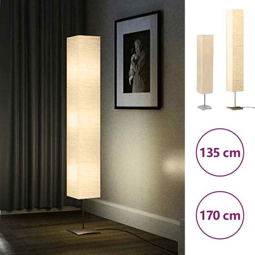 Stehlampe beige standleuchte - beige,