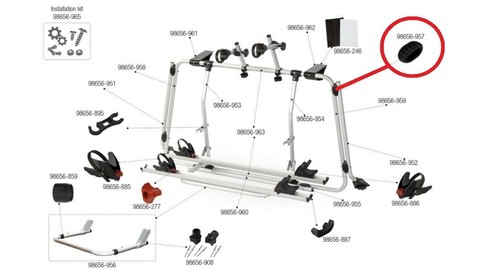 Black fiamma carry bike - black,