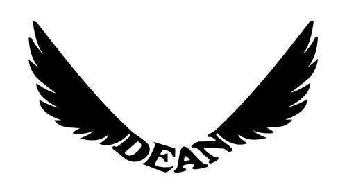 Dean guitars klebeschrift - dean,