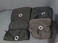 Restposten x 4 Bugaboo Cameleon & Gecko Canvas schwarze Kapuzen und Schürze 