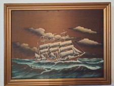  Segelschiff Peking im Sturm als Gemälde vom Marinemaler