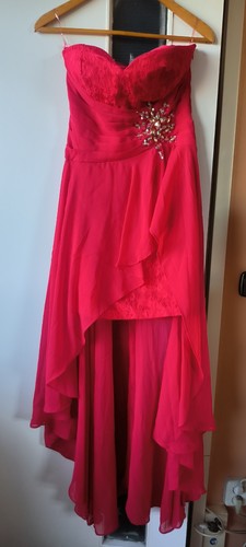 Damen abendkleid l rot - abendkleid, m/l