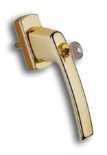 MACO Fenstergriff Harmony 45 Raste Sperrzylinder Stiftlänge 43mm