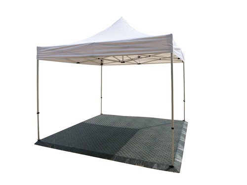 Zeltboden 3x3m set mit - 3x3m,