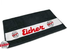 Handtuch schwarz mit Eicher