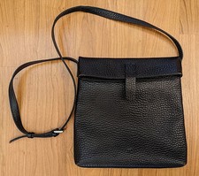 VOI dunkelbraune Ledertasche