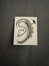 Earcuff Ohrklemme Ohrringe linkes Ohr Goldfarben Glitzer NEU