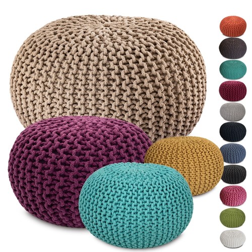 Strickhocker xxl pouf ø55 - strickhocker,