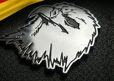 3D Alu Adler Metall Aufkleber