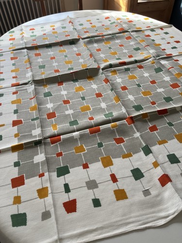 Vintage tischdecke 126x136 - tischdecke, cm