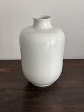 SF Kaestner Saxonia seltene Vase Artur Hennig weiß Modell 180 1930er Jahre