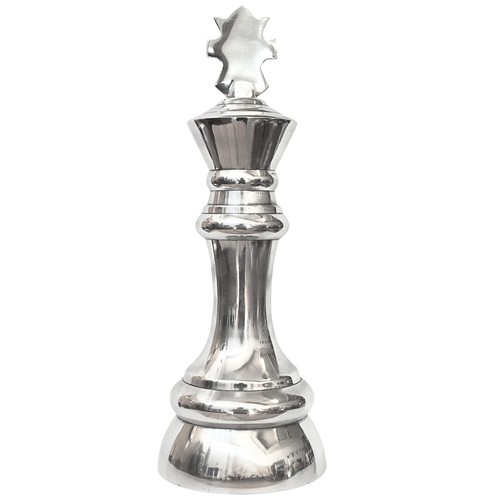 Schachfigur aus aluminium - aus,