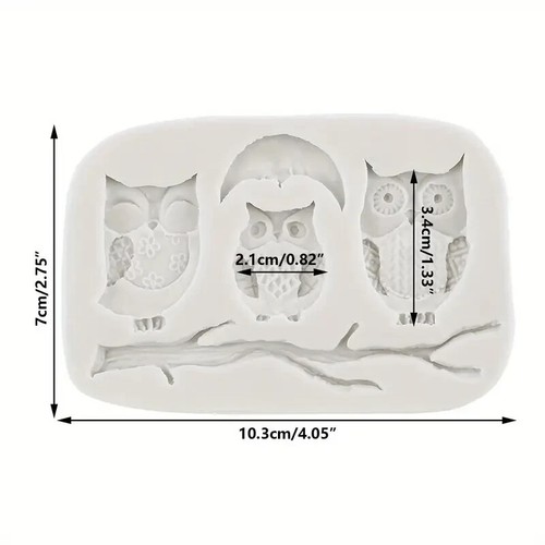 Silikonform eulen - silikonform,