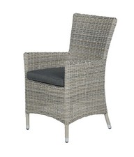 Polyrattan Gartenstuhl Loungesessel G. I. XL Garten Dining Sessel Alu wetterfest