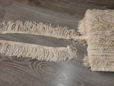 Ca. 26 m Drellierfransen Fransenborte Borte Bordüre Posamentenborte Bänder 