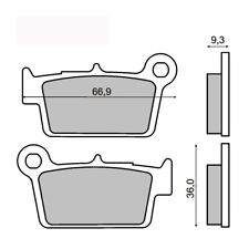 Bremsbeläge Paar Bremse Tm MX 100 Junior 2014-2015