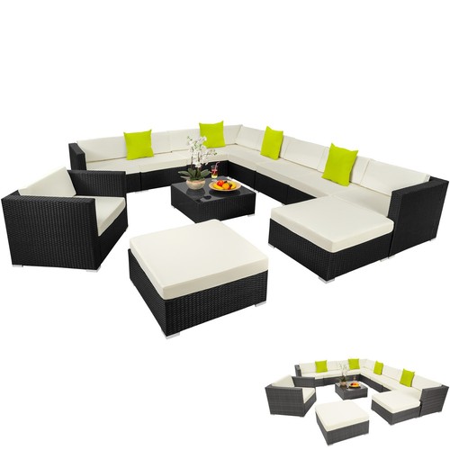 Xxl polyrattan lounge - polyrattan,
