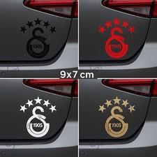 Galatasaray Sticker / Aufkleber -  Beş Yıldız - Türkei -FARBE INS FELD Eintragen