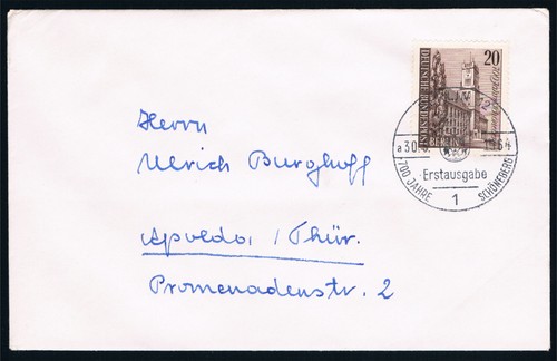 Berlin 233 ersttags sost - berlin, ersttags-sost