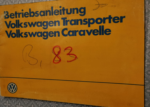 Betriebsanleitung vw - 11.,