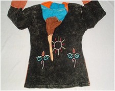 NEU*L/XL*BOHO PATCH Jacke ZIP