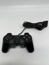 Original Sony Playstation 2 PS2 Dualshock 2 Controller Gamepad Schwarz Gebraucht
