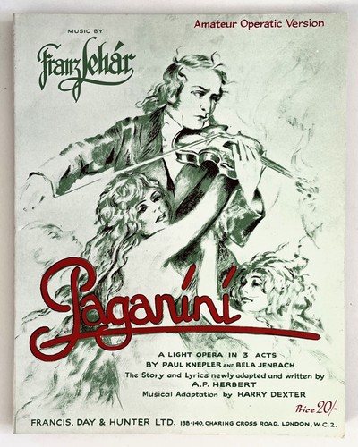 Franz lehars paganini eine - franz,