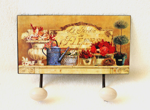 Shabby chic hakenleiste blumen - chic,