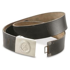 East German NVA Leather Belt