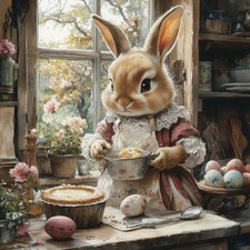 Wandbild Vintage Shabby Küche