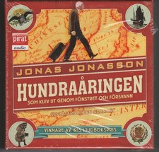svensk ljudbok 12 CD "Hundraåringen som ..." av Jonas Jonasson (ca. 14,5 tim.)