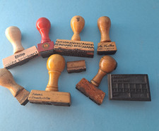 ALTE  DDR STEMPEL  9 STÜCK