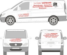 6-teilige KFZ Beschriftung
