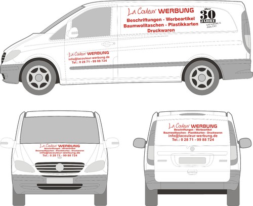 Teilige kfz beschriftung - 6-teilige,