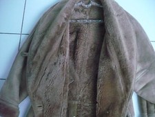 Felljacke echt in beige