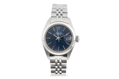 Rolex lady date - rolex, blue