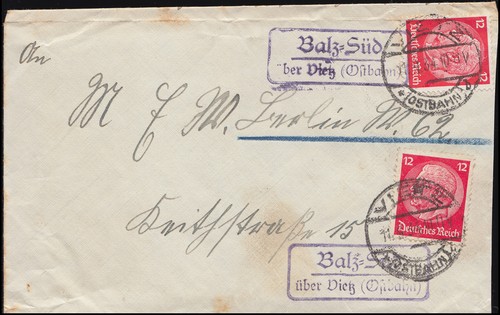 Landpost balz süd über - über, vietz