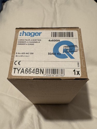 Hager tya664bn universal - hager,