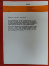 Max Braun AG Kalottenlautsprecher Presseinformation E 937 BRAUN Kronberg dt.