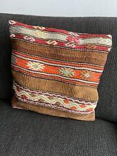 Kelim Kissen antik, Anatolien, ca. 150 Jahre alt. 40 cm  x 40 cm