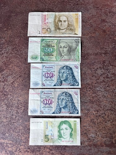 Deutsche banknoten mark - banknoten, d-mark