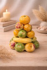 Vintage Keramik Obst Stapel