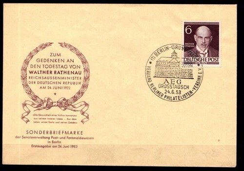 Berlin fdc gestempelt - fdc, 93