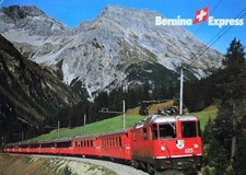 AK Bernina Express Rhätische Bahn Preda Piz Ela 1995