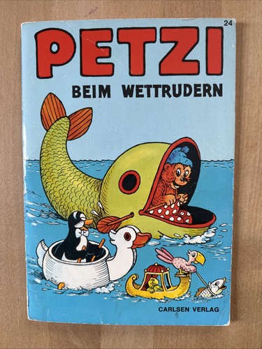 Petzi beim wettrudern - petzi, wettrudern,