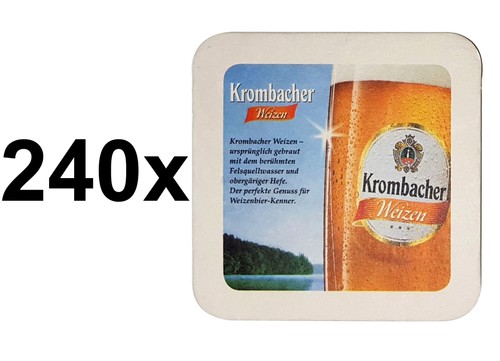 Krombacher weizen bierdeckel - krombacher,