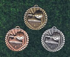 Fußball Medaillen Ø 50mm , verschiedene Mengen - mit Band #MFB680 Freizeit Sport